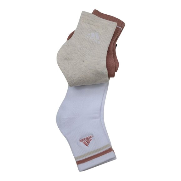 Adidas ClimaCool Womens High Quarter Socks 3-Pack Shoe Size 5-10 - Picture 6 of 8